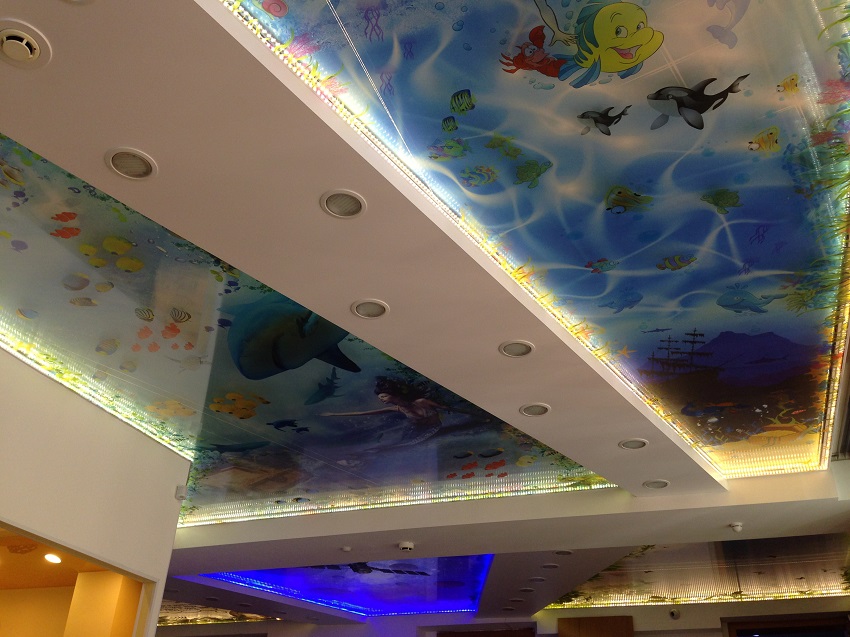 Цена натяжного потолка 3D в Челябинске